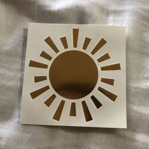 cute temporary sun tattoo!!
